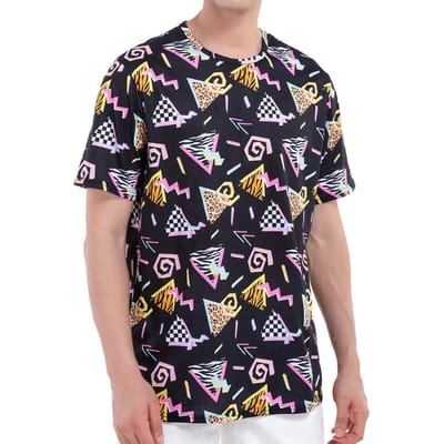 Hip Hop T-shirts met korte mouwen en 3D-print voor heren Neon Disco Feestkostuum Oversized T-shirts Harajuku Y2k Top Kinderkleding 6XL beige