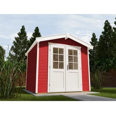Weka Tuinhuis 218 - Rood - 241x205cm