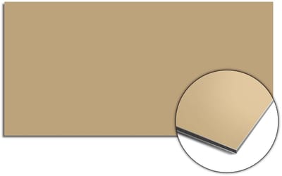 KitchenArt - Champagne Glow Spatscherm - 120x60 cm - Spatscherm Achterwand Keuken - Spatwand Keuken