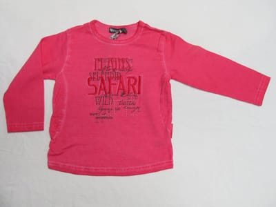 dirkje, meisje, t-shirt hard rose , safari , 2 jaar 92