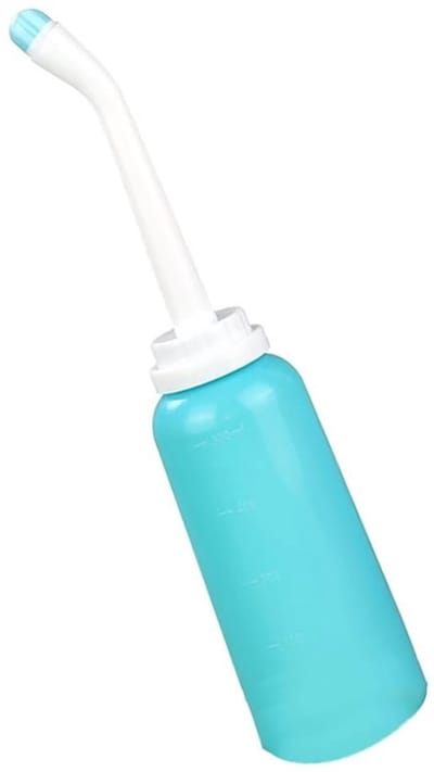 Draagbaar Bidet 500 ml - Handheld Bidet - Ergonomische Knijpfles - Lichtgewicht en Draagbaar - Hygiënische Verzorging - Multifunctioneel Gebruik - Reisbidet