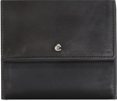 Esquire Harry Portemonnee Leer 10 cm - Jongens - Horizontaal - black
