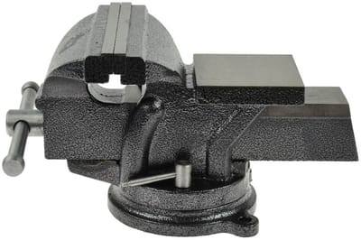 GEKO Werkbank bankschroef - 360° draaibaar - gietijzer - 150 mm bekbreedte