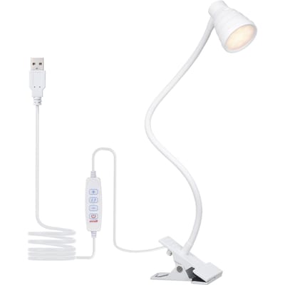 Tomshine 5W 24LEDs tafel bureaulamp lezen naast lichtklem CLip verlichtingsarmatuur USB-aangedreven