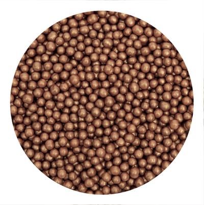 BrandNewCake® Chocolade Crispy Pearls - Goud-Brons 600g - Crispy Parels - Taartdecoratie en Taartversiering