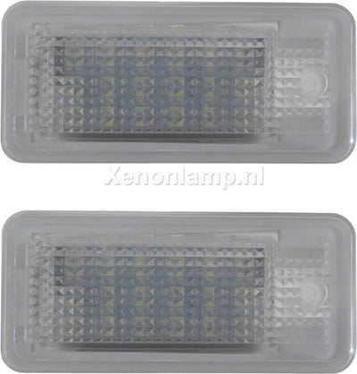 Audi A3, A4, A6, A8 en Q7 LED kentekenverlichting unit
