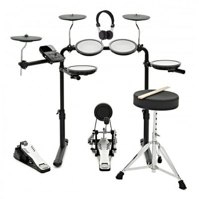VISIONDRUM+ Elektronisch Drumstel met Kruk en Hoofdtelefoon