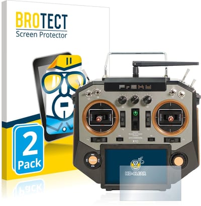 BROTECT - Screenprotector voor FrSky Horus X10 - Folie Beschermfolie transparant 2 Stuks