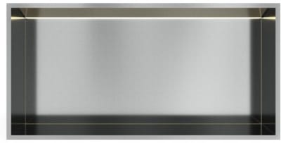 Hotbath &More Inbouwnis - 30 x 30 x 10 cm - met LED-verlichting - RVS 316 - V02