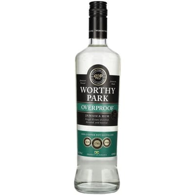 Rum-Bar Worthy Park Estate Premium White Overproof Rum 63% Vol. 0,7l