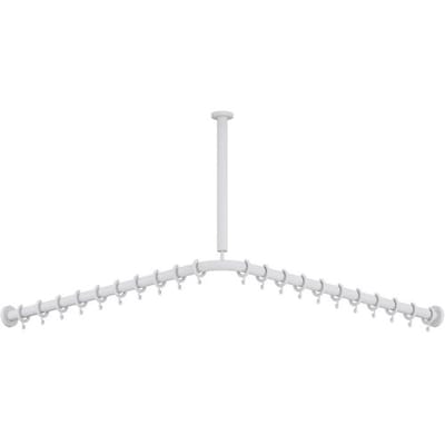 HEWI Series 477/801 curtain rod with ceiling suspension 801.34B1061 98