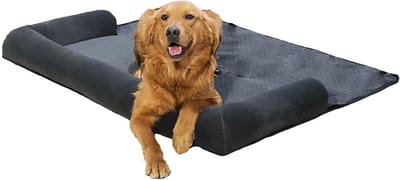 Honden Autostoel - Reismand Puppy - Veilig Reizen - Zachte Pluche Vulling - 47x19x19 Inch - Grijs