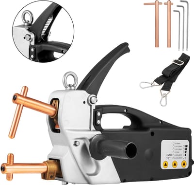 400v Elektrische Puntlasmachine, Draagbaar Handvat, Maximale Puntlasdikte 2,0 + 2,0 Mm, Puntlasmachine voor Kunststof Lassen