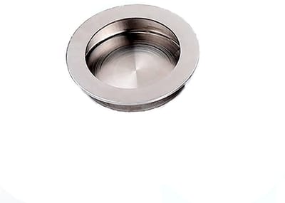 Dailygoods- Schuifdeurgreep Roestvrij Staal - Verborgen Trekhandvat - Voor Schuifdeuren/Kastdeuren - Inclusief 4 Schroeven - Geschikt voor Binnen/Buiten - Deurhandgreep