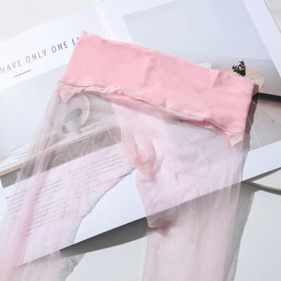 Nieuwe 0D Ultra-Dunne Naadloze Dames Panty Nylon Panty Transparant Tot Aan De Teen Sexy Transparante Kousen Voor Vrouwen Sexy Panty One Size white