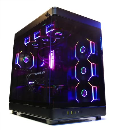 BitBull Ryzen 7 7800X3D 8-Core Extreme Game PC - RTX 5080 16GB - 32GB DDR5 RGB RAM - 2TB M2.0 PCI4.0 M2.0 SSD - MSI B840 Gaming Plus WIFI - WiFi 7|Bluetooth 5.4|LAN 2.5Gbps - Waterkoeling - Windows 11 Pro - Gamdias NESO P1 Pro BLACK