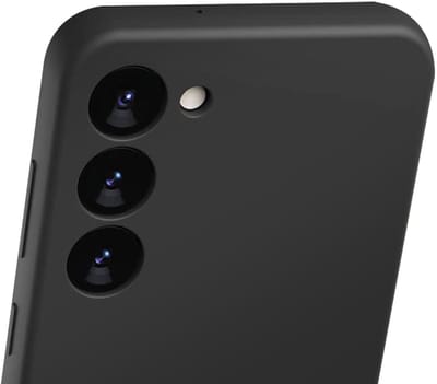 Jaym, Hoesje geschikt voor Samsung Galaxy S23 Plus - Siliconen met Microvezel, Zwart
