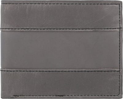 FOSSIL Kaarthoes Everett Bifold Flip ID Lead Gray Grijs
