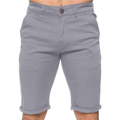 Enzo Heren Slim Fit Stretch Chino Korte Broek