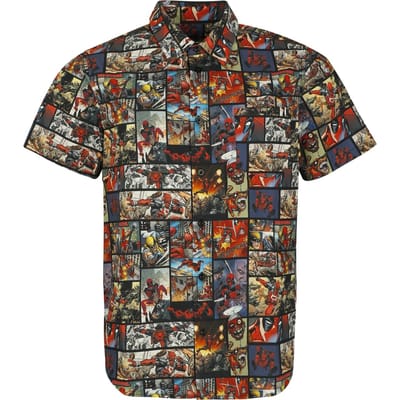 Deadpool - Disney Shirt met korte mouwen - Deadpool - Comic - S tot M - voor Mannen - meerkleurig