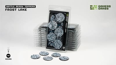 Frost Lake Bases Pre-Painted (5x 40mm Round)