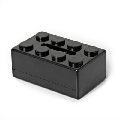 Bouwstenen Tissuebox Creatieve Ponsvrije Wandgemonteerde Tissuebox Veer Papierhanddoekhouder Badkamer Waterdichte Tissuebox