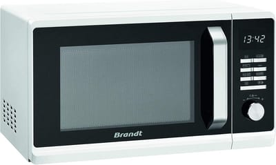 Brandt Magnetron, ijzer, zink, glas, 23 liter, wit