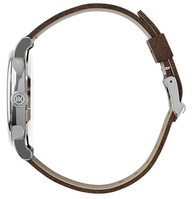 Timex Standard x Peanuts Fall TW2U86200 Horloge - Leer - Bruin - Ø 40 mm