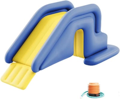 Opblaasbare Waterglijbaan - Waterspeeltoestel - Zomerplezier - Verdikt PVC materiaal - 200 x 85 x 80cm - Blauw