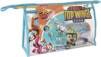 Top Wing toilettas, reissetje met inhoud, 6-delig