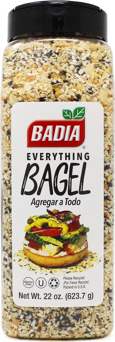 Badia Spices | Everything Bagel GROOT | sesamzaadjes, maanzaad, knoflook, ui, zout | 623,7 gram