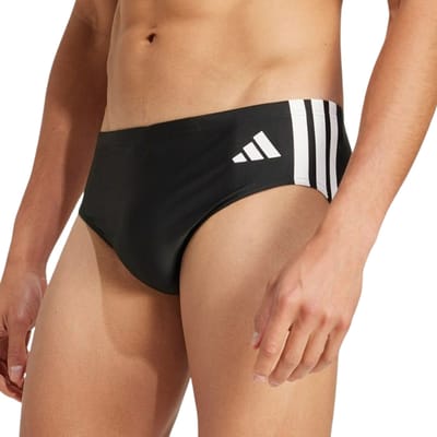 adidas Performance 3-Stripes Zwembroek - Heren - Zwart