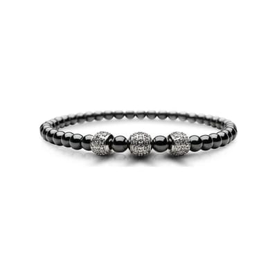 Bering - Armband - Dames - Arctic Glow -  zilver Glinsternd - 607-6117-180 - Gr. 180 mm