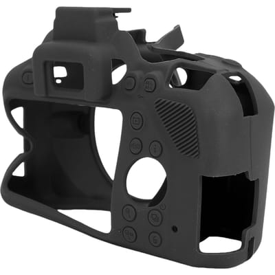 Housse en Silicone pour Appareil Photo Compatible avec Nikon D3500 Protecteur Antidérapant Ultra Fin Doux noir