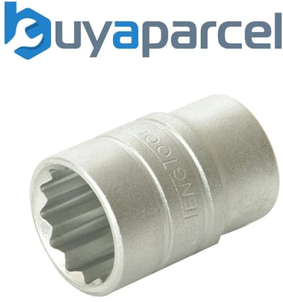 Teng Bi-Hexagon Socket 12-Point Regular A/F 1/2in Drive 1.1/4in
