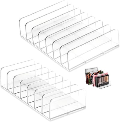 Make-up Organiser Set - Cosmetica Bakjes - Bureau Opruimen - Stapelbaar Ontwerp - 2 Stuks - Transparant