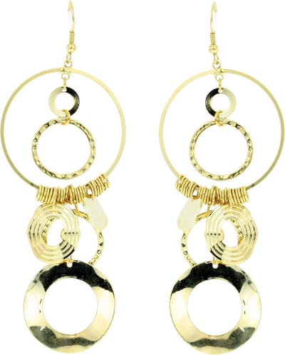 Behave - Oorbellen dames - Goudkleur lang - Boho chic - Feeststijl