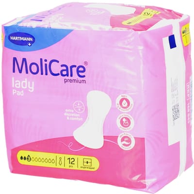 Hartmann Molicare Premium Lady Pads 3 druppels - 1 pak van 12 stuks