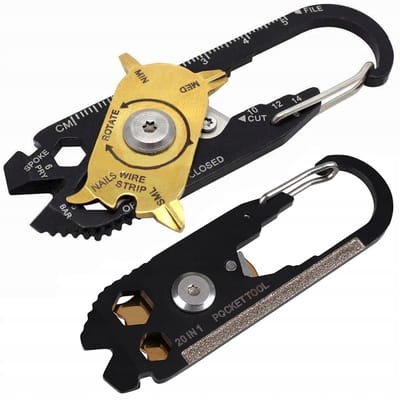 Hangzhou A Link Star Technology Co. Limited - Multitool - 20 functies - Karabijnhaak