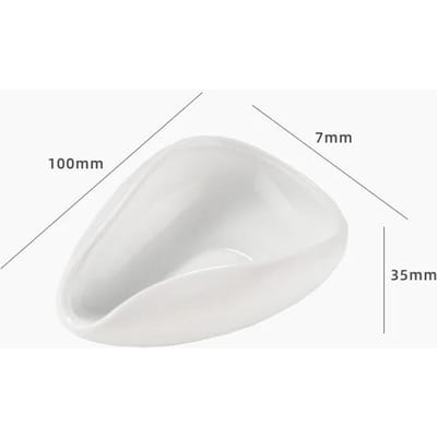 Koffiebonen Dosis Trays Zuiver Wit Aardewerk Theelepel Thee Separator Vessel Set Gereedschap Koffieboon Lepel Schop Thee Dienbladen white
