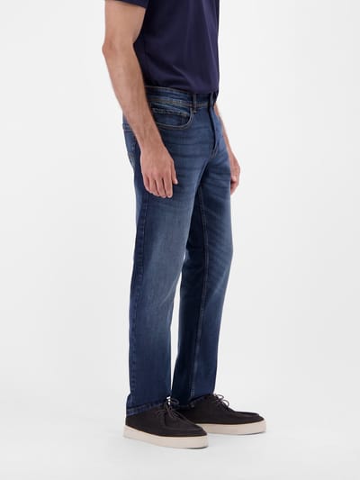 LERROS Baxter Relaxed Fit Jeans – Comfortabele stretch 5-pocket denim , Maat: W30_L30 , Kleur: MID BLUE USED WASH , 99% katoen, 1% elastaan