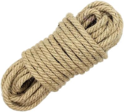 Natuurlijk Sisal Touw 8mm 50m Zwaar Belastbaar voor Kattenkrabpaal Tuin en Knutselen