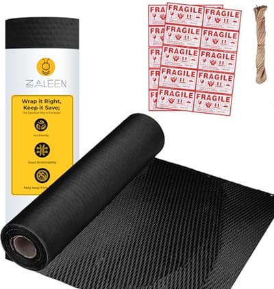 Honingraat inpakpapier - Milieuvriendelijke verzendoplossing met breekbare stickers en jute touw