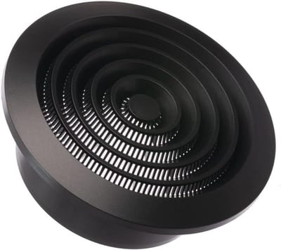Rond Dakventilatierooster Ø 100mm met Insectenbescherming - Ventilatierooster voor Binnen en Buiten