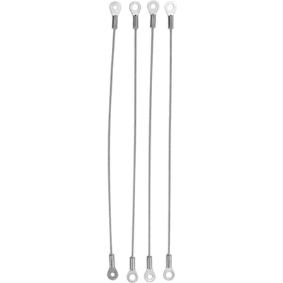 4 STUKS Licht Ophangkabel met Lus 33lbs Belasting Veiligheid Anti Vallen Heavy Duty voor Fotolijst Bord