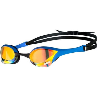 Arena Cobra Mirror Ultra Swipe zwembril (Geel/Koper/Blauw)