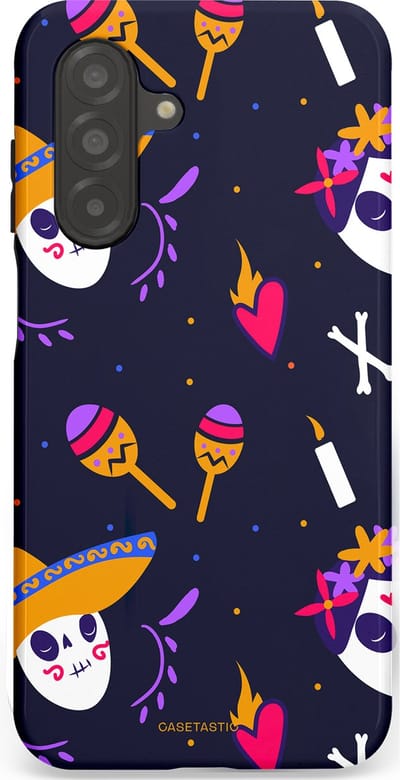 Casetastic Hoesje Geschikt voor Samsung A26 - Stijlvolle Beschermende Duo-layer Case - Muertos fiësta