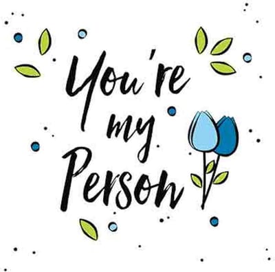 Wenskaart - You're My Person - 1 Stuk - Met Envelop