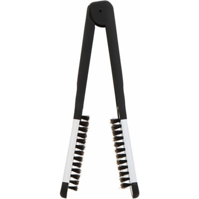 Lisseur de cheveux, outil de coiffure professionnel, brosse Duplex, pince à lisser blanc/noir