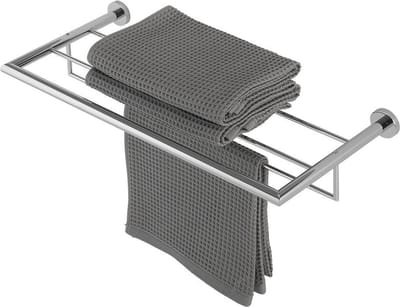 Geesa Nemox Handdoekrek met planchet - 60 cm - Chroom